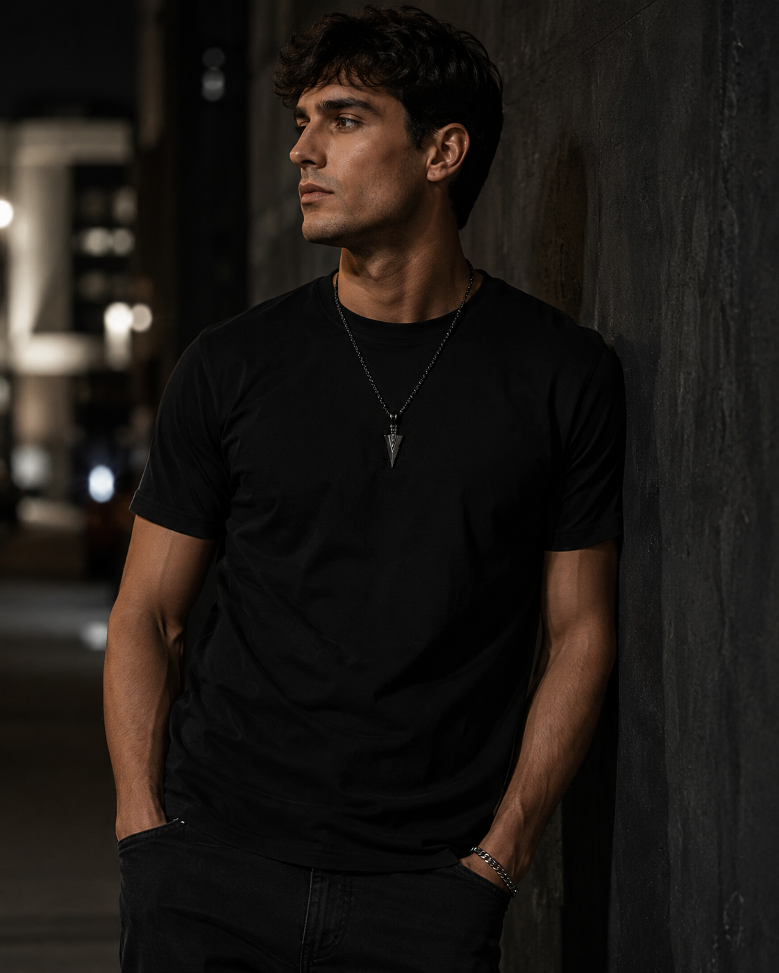 Outfit urbano casual con Cadena Apex