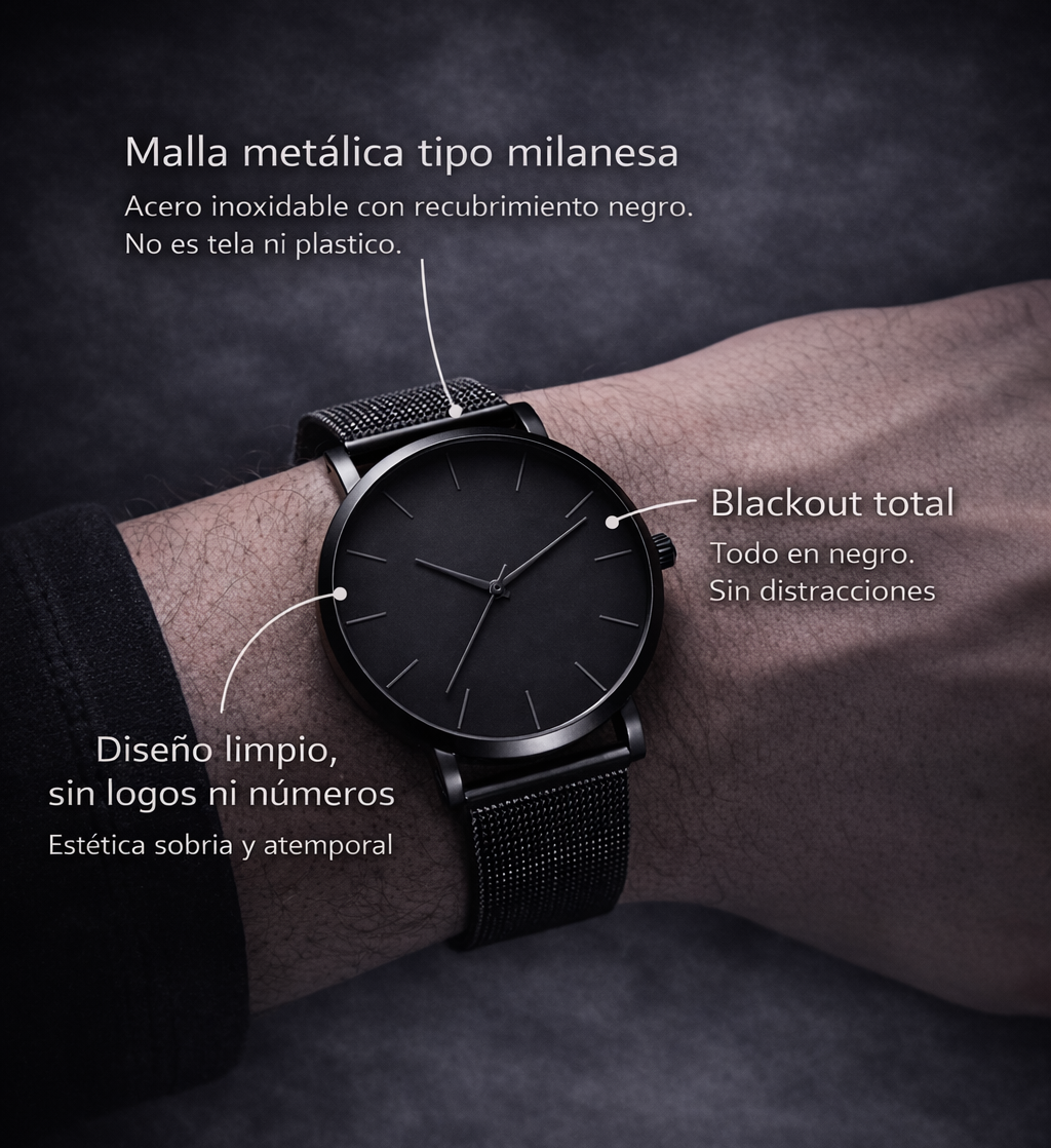 Reloj Blackout Minimal